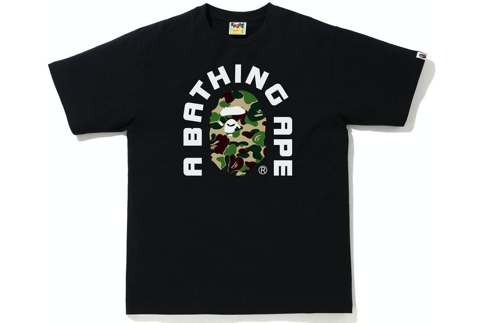 Bape ABC Camo College "Black" Tee
