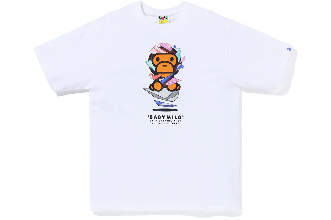 Bape x Louis De Guzman Baby Milo "White" Tee