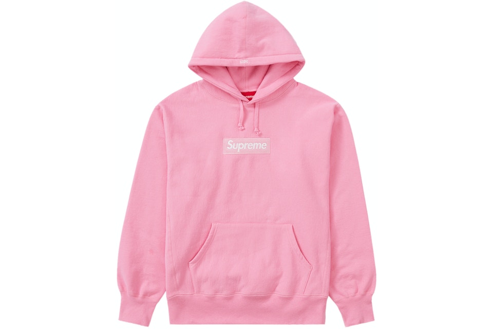 Supreme Box Logo "Pink" Hooded Sweatshirt
