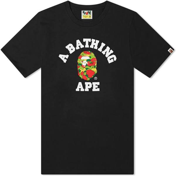 Bape Camo College "Black/Multi" Tee