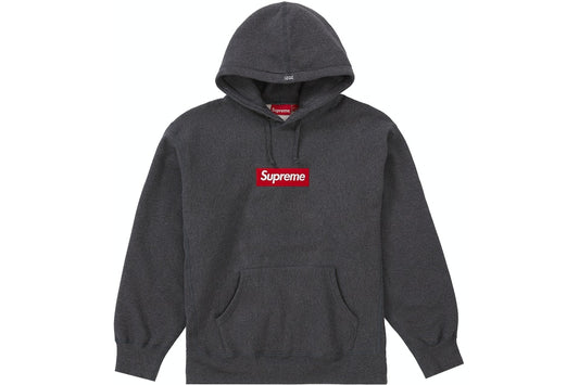 Supreme Box Logo "Charcoal" Hooded  Sweatshirt