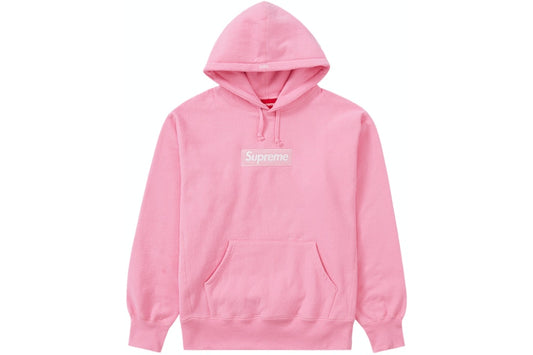Supreme Box Logo "Pink" Hooded  Sweatshirt